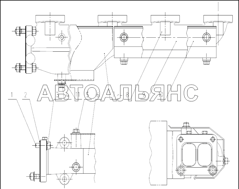 Группа выпускных коллекторов