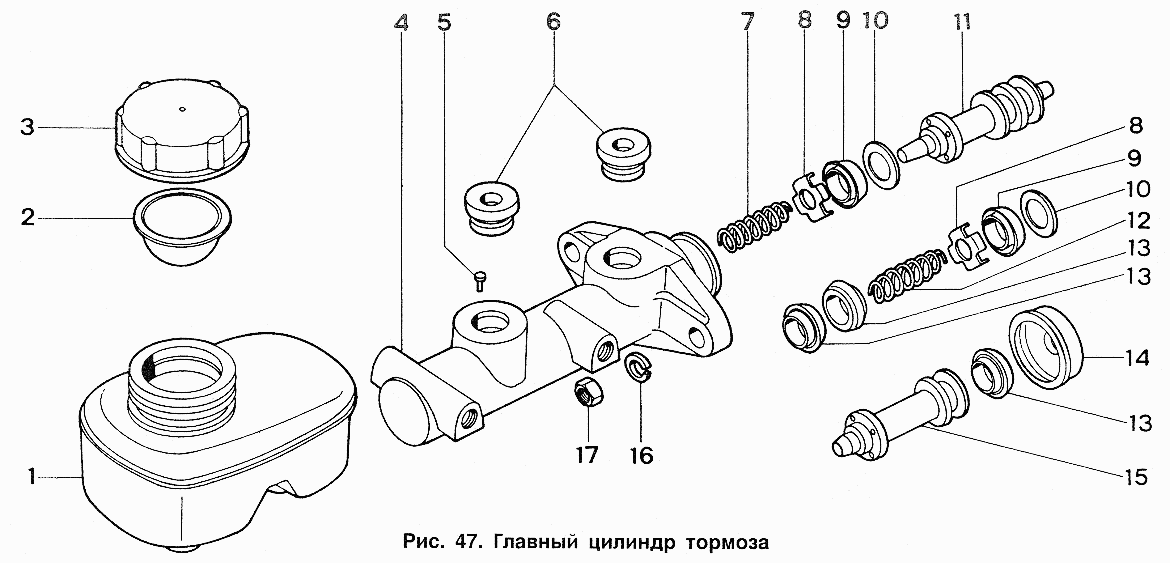 Главный цилиндр тормоза