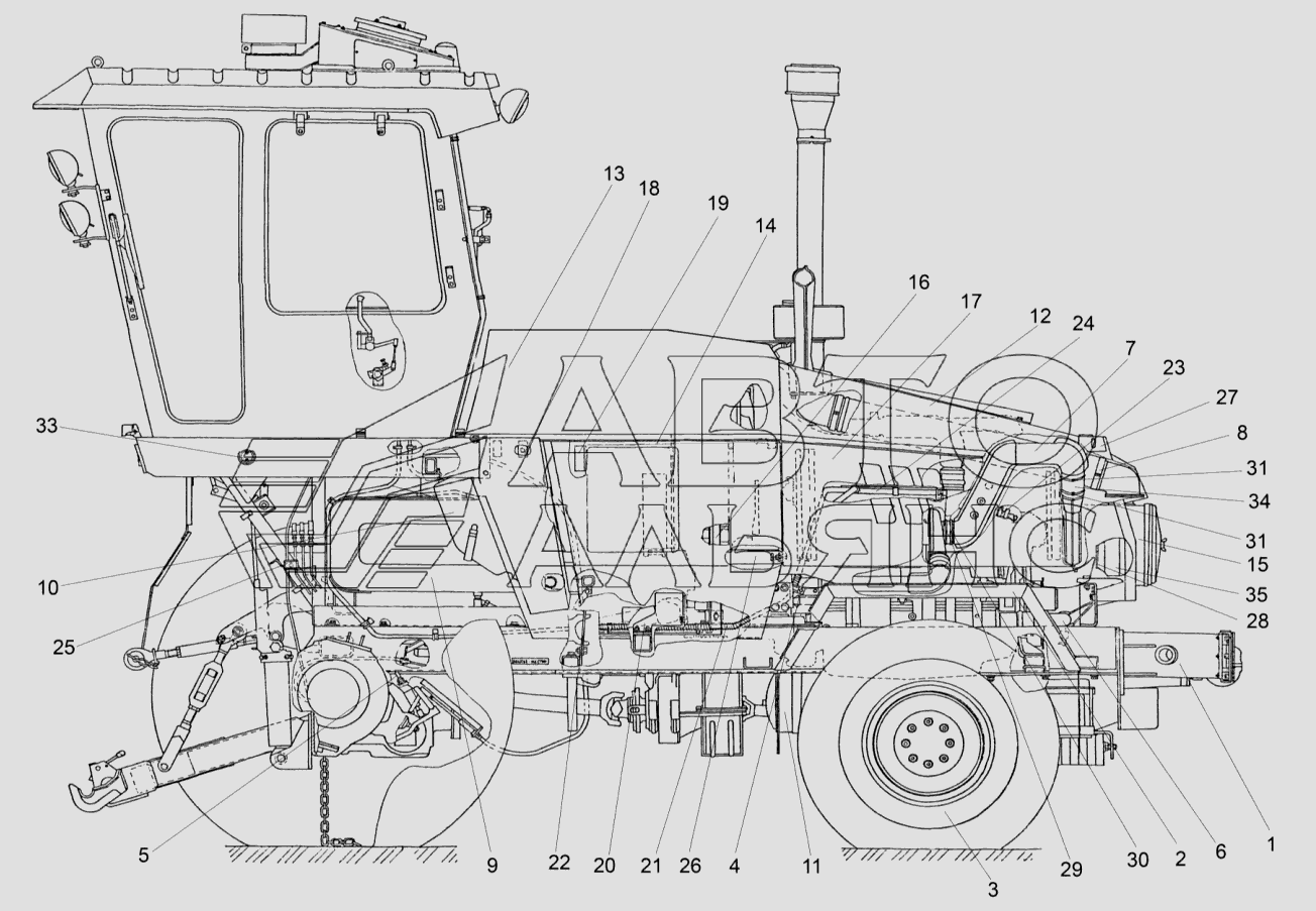 Средство энергетическое универсальное УЭС-2-250А (вид справа) УЭС-7-0000000