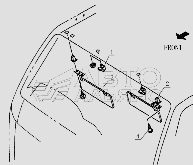 8204D2 Sunshade plate