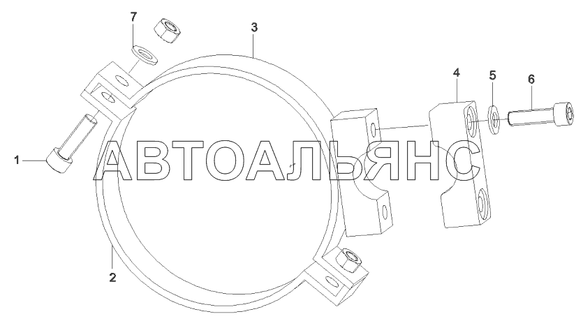 A810201069086 Зажим GP, труба