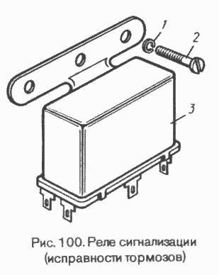 Реле сигнализации (исправности тормозов)