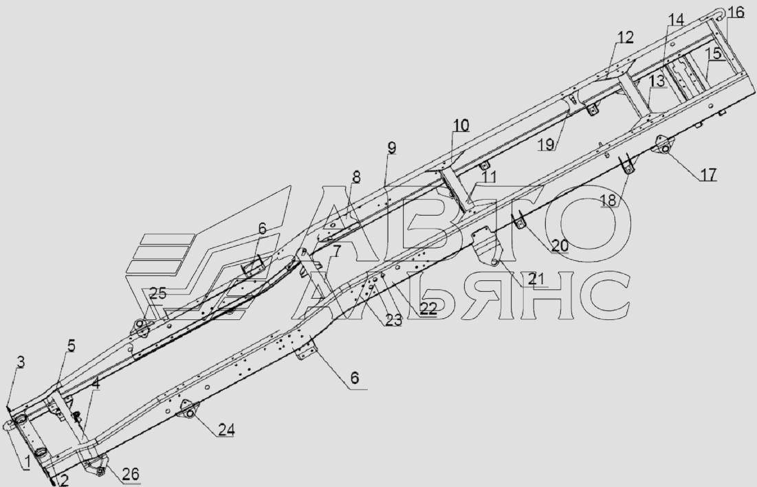 2800D126 Frame unit