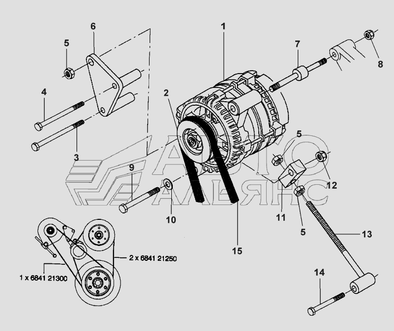ALTERNATOR MF7272