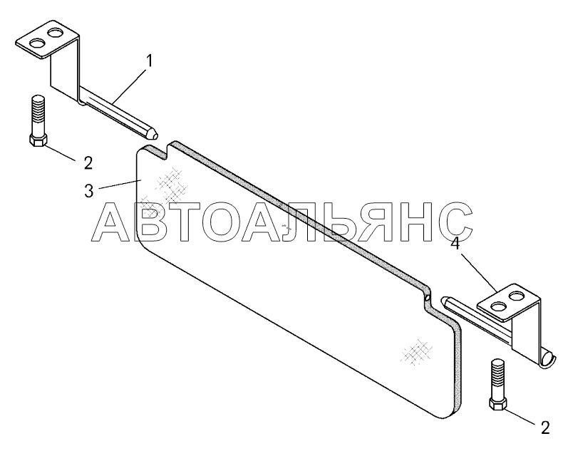 Установка противосолнечного козырька;Mounting of sun visor
