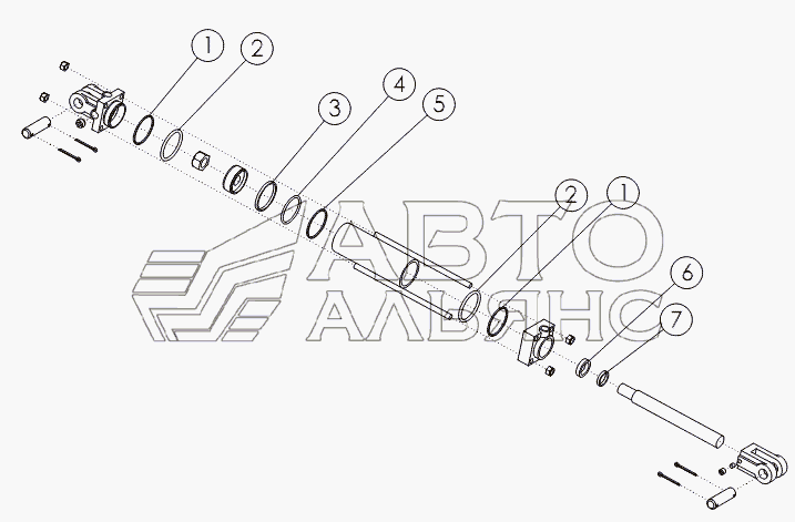 HYDRAULIC CYLINDER: 4X10 №62082