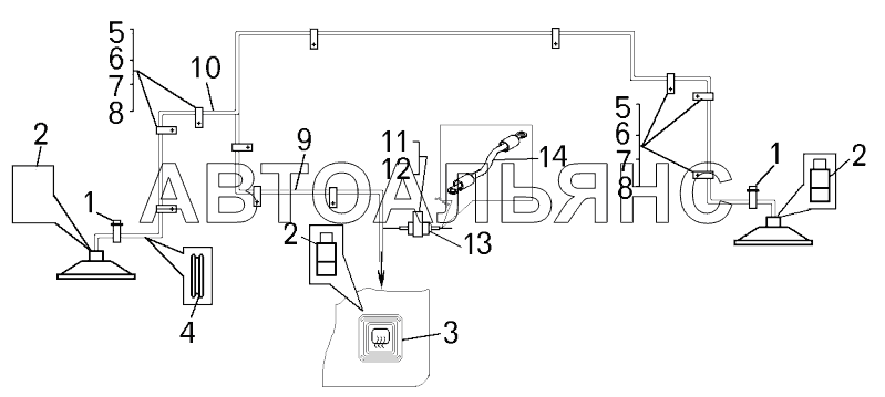 Установка электрооборудования зеркал с электрообогревом;Mounting of electrical equipment of mirrors with electrical heating