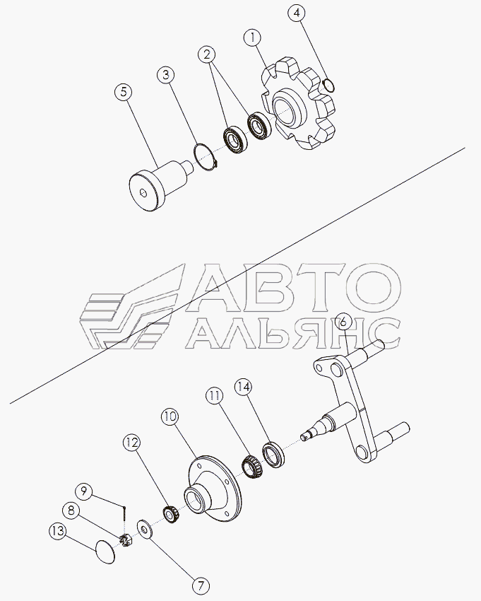 SPROCKET №54824,BELT TIGHTENER №56422