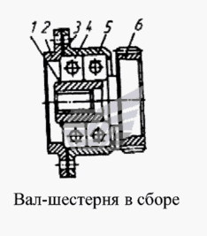 Вал- шестерня в сборе ВСМ.