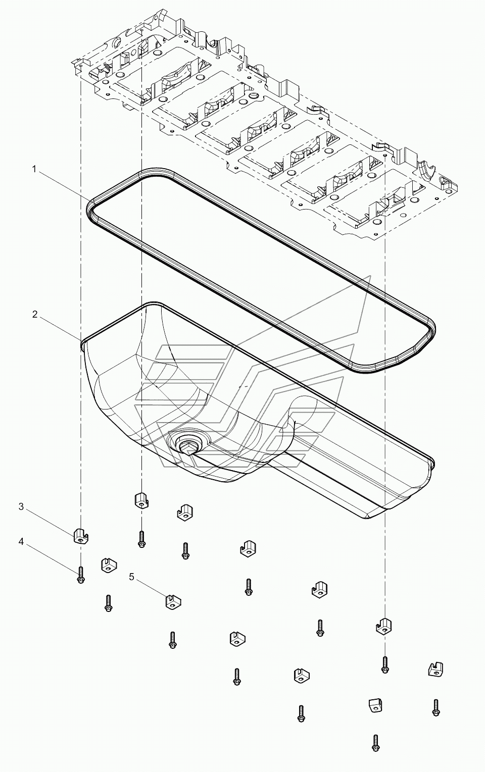 Oil pan group