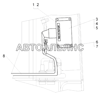 Монтаж системы управления двигателем ;Mounting of the engine control system