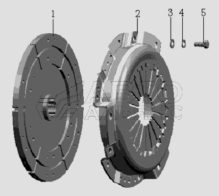 QC490Q(DI)-30000 Clutch assembly