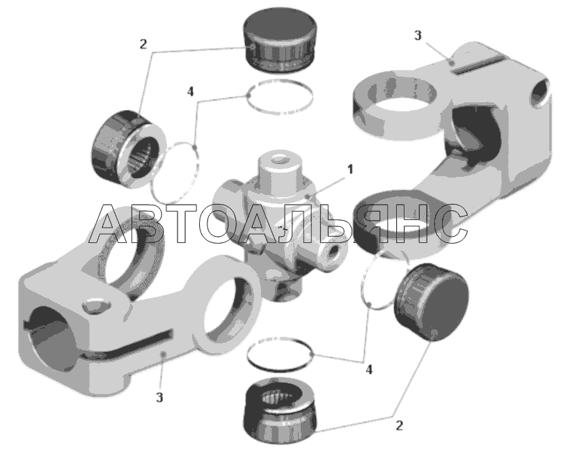 Кардан вала рулевого управления (500-3401096-11);Steering cardan shaft
