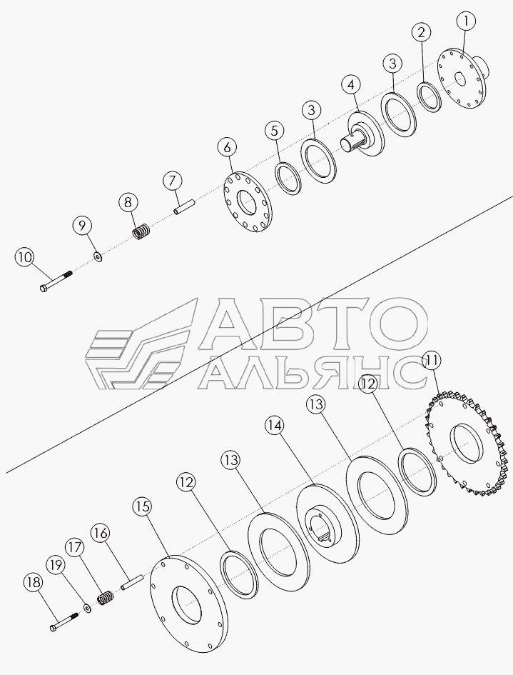 SLIP CLUTCH (IN-LINE) №57926,SLIP CLUTCH/SPOCKET №57993,SLIP CLUTCH/SPOCKET №58335