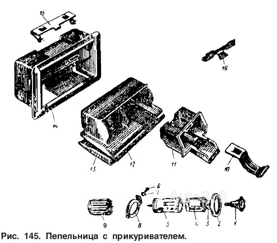 Пепельница с прикуривателем