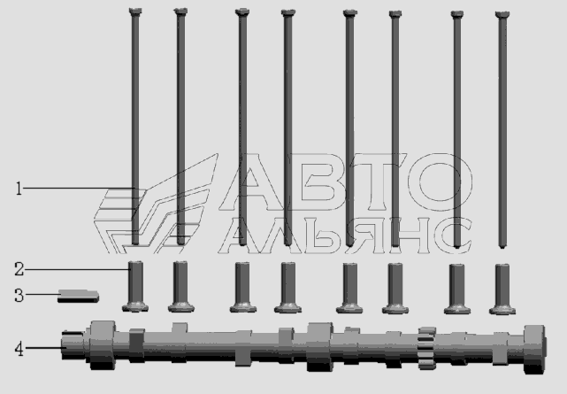 QC490Q(DI)-06000 Camshaft assembly