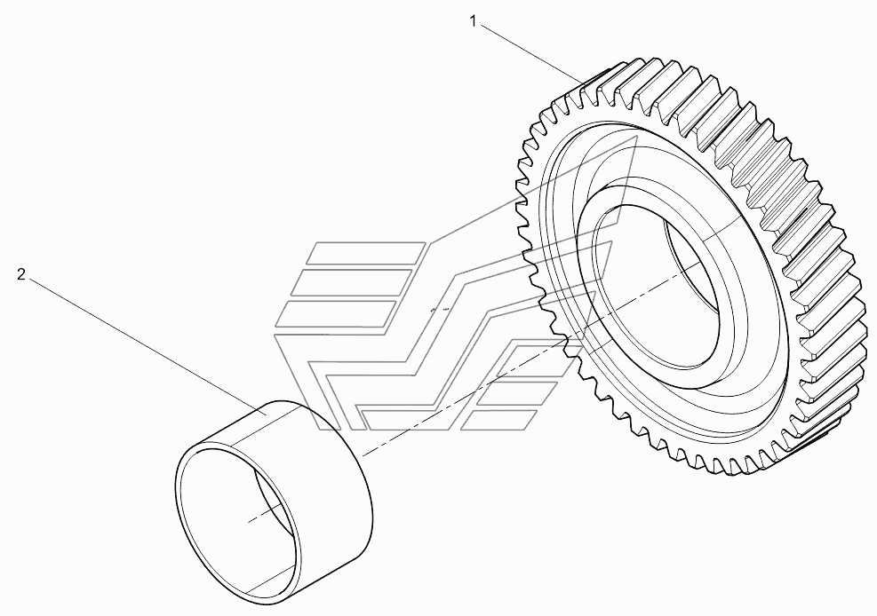 Intermediate gear assembly