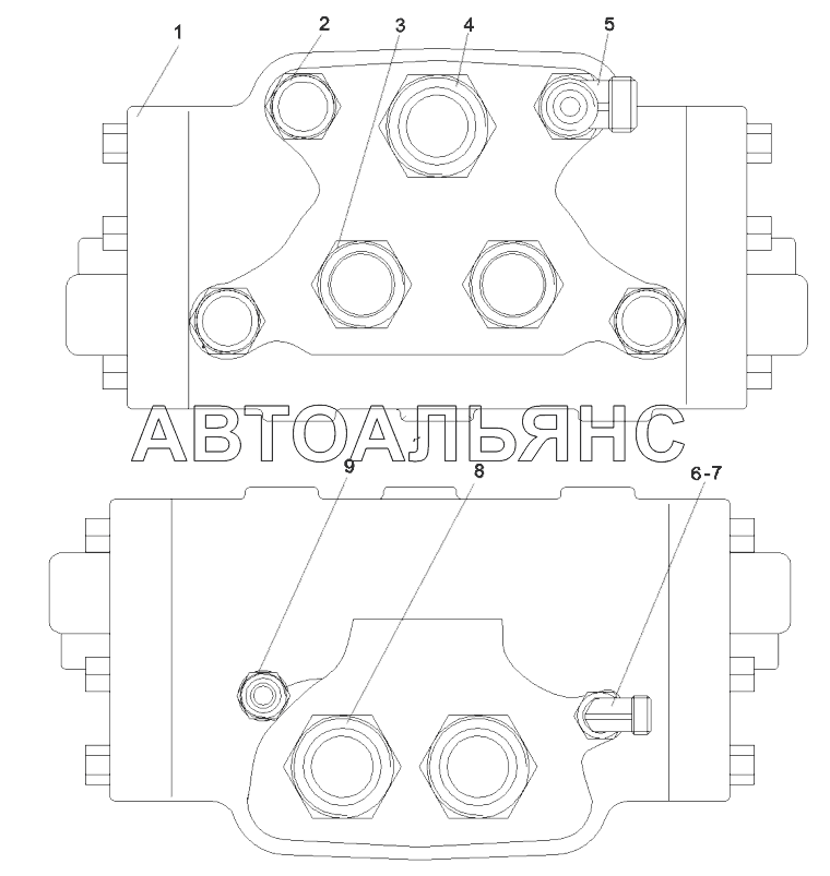 A810201062404 Усилитель потока в сборе