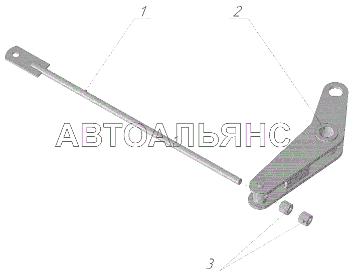 Рычаг левый