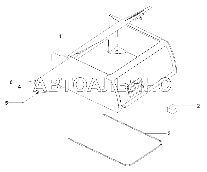A810502017041 Ящик GP, аккумулятор