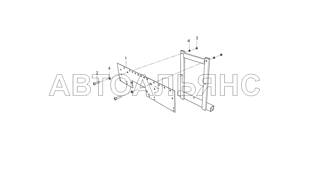 3297-4011005 Установка кронштейна реле и блоков предохранителей