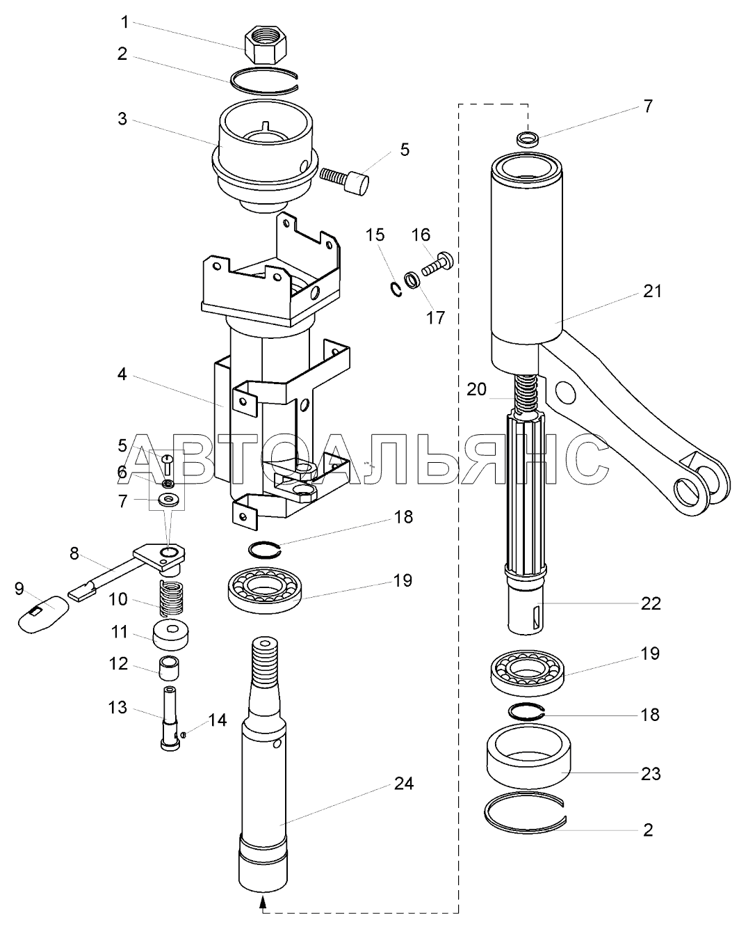 Колонка рулевого управления ;Steering column