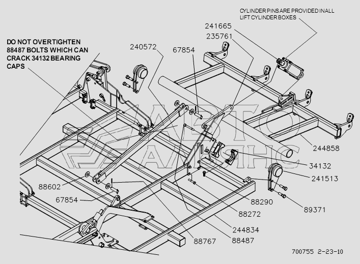 LEFT OUTER WING ASSEMBLY - 60 FT