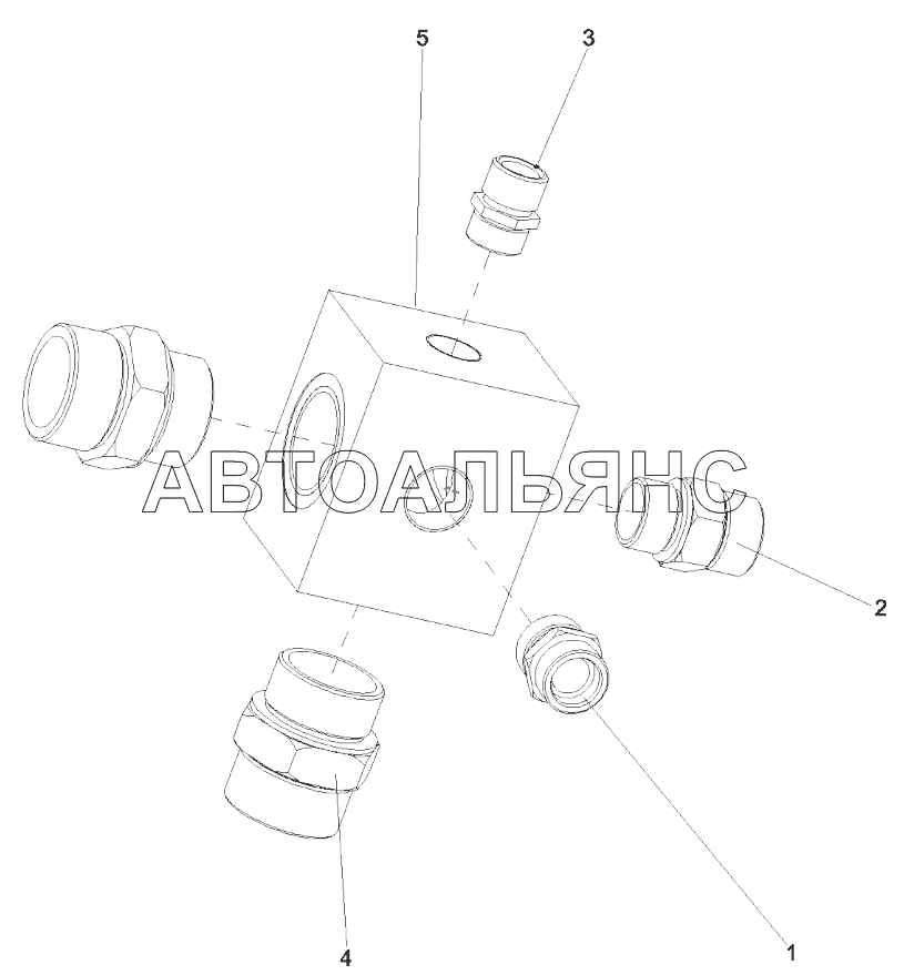 A810201062445 Адаптерное сиденье в сборе,