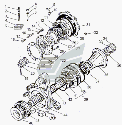 Картер блокировки 7930-1802230-01