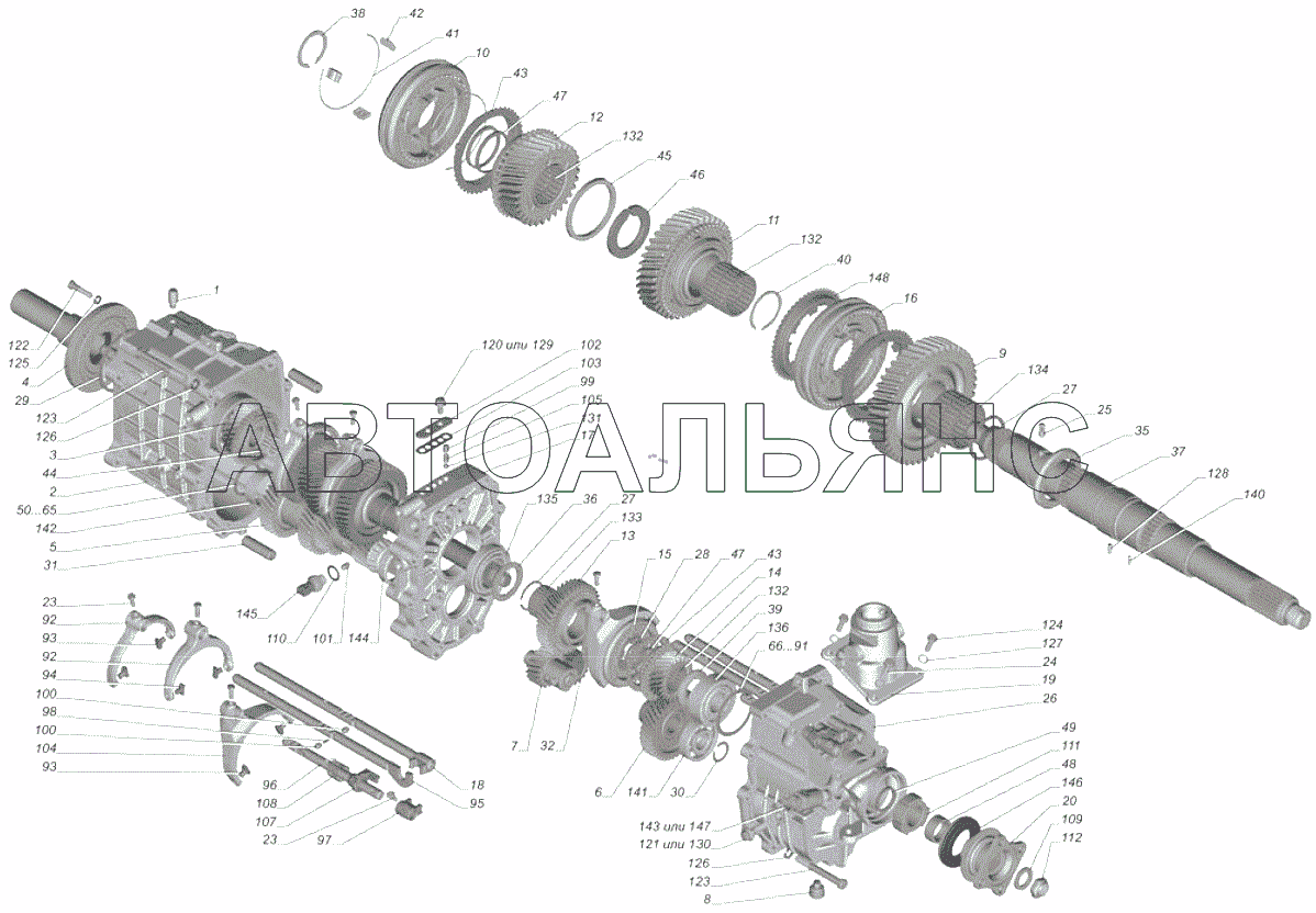 A21R22-1700010-01 Коробка передач
