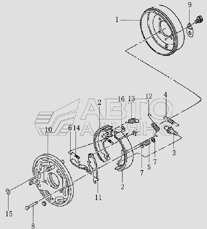 3507Q5 Parking brake