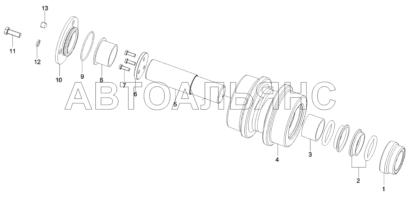 B229900000631 Ролик, несущий