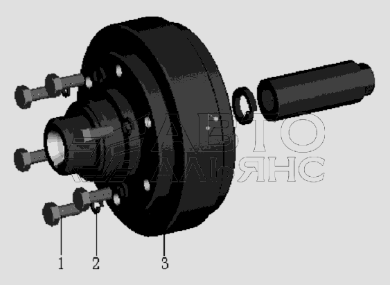 QC490Q(DI)-22000 Advance organ assembly