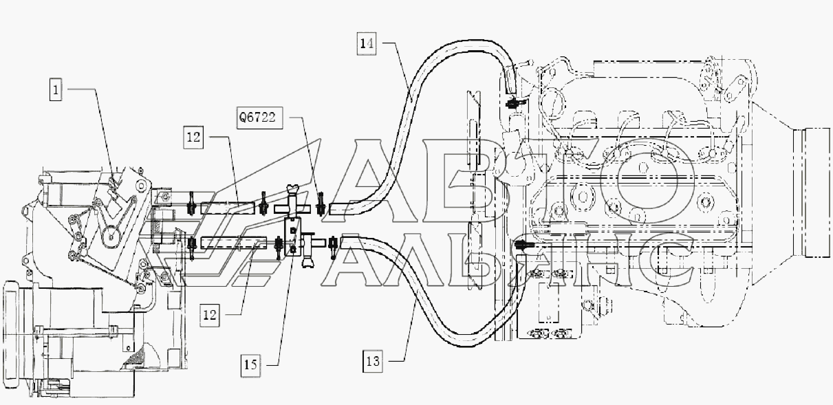 8101D126 Warm air pipe equipment