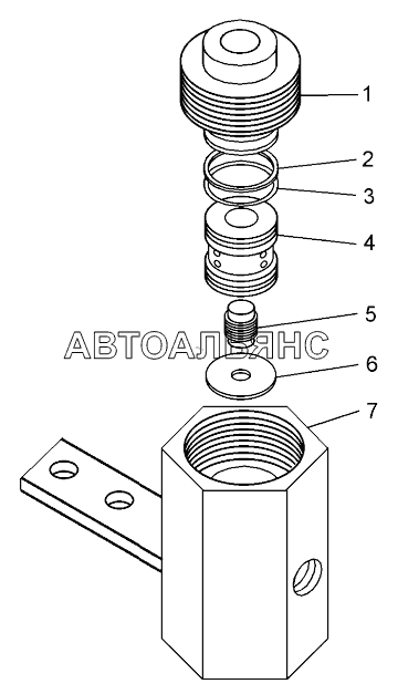 Клапан двухмагистральный (78221-4619074);Double-way valve