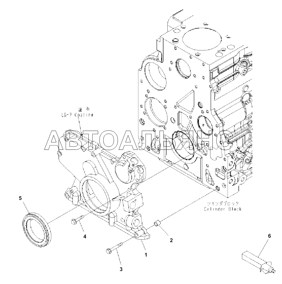 FRONT GEAR COVER