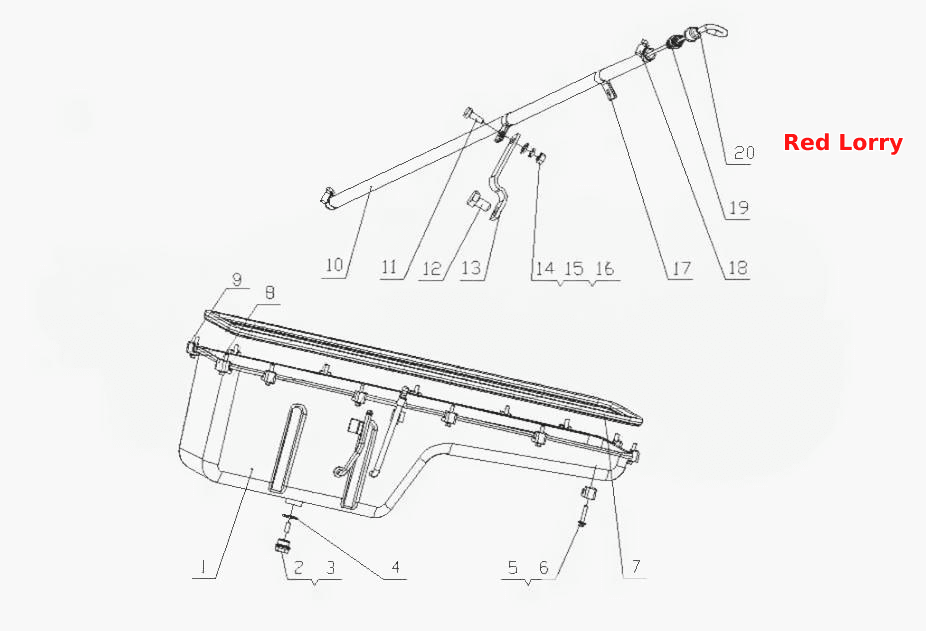 M3200- Масляный поддон в сборе