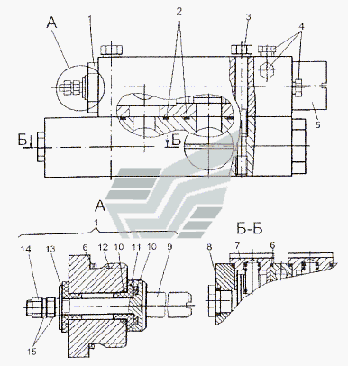 Блок клапанов 8021-3420010