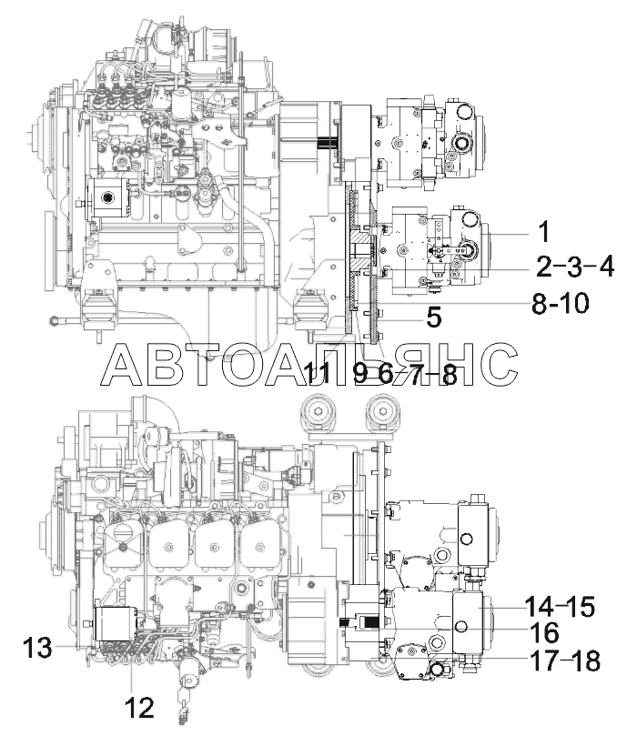 14040122 Oil pump connecting SSR120AC8C2.7.4