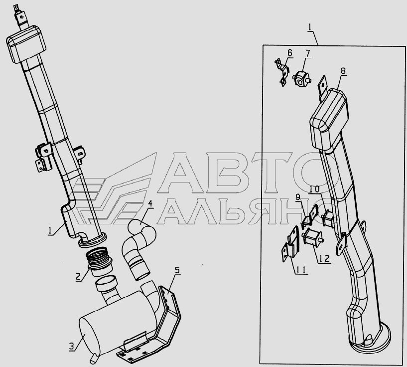 1109D128XZ Air-cleaner equipment