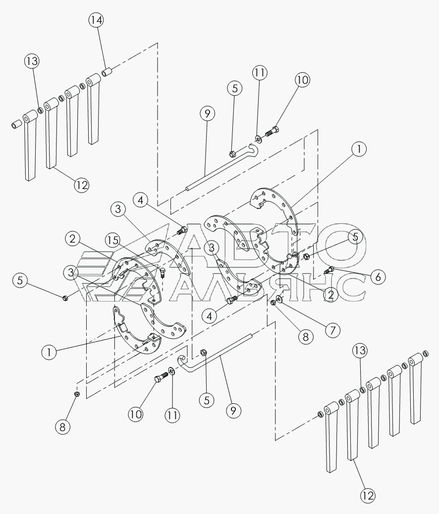 FLAILS ON №2 TUBE №52124