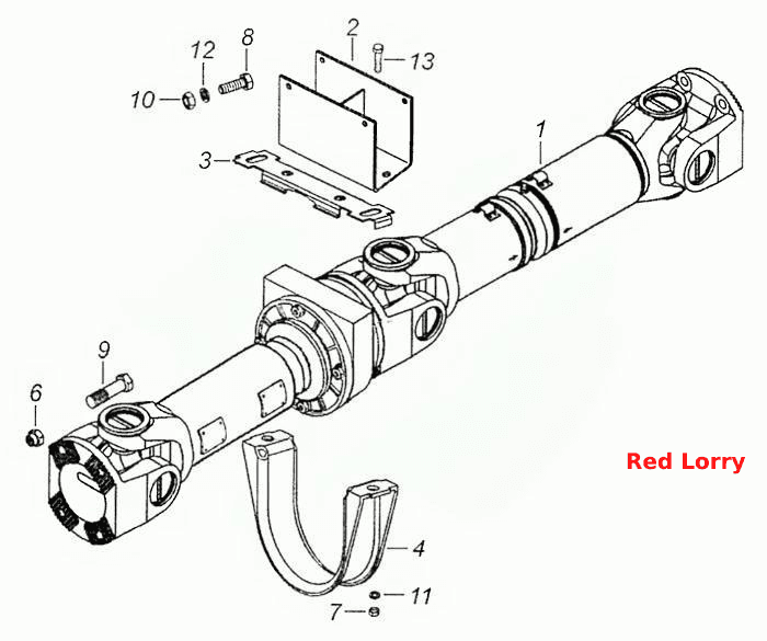 4308-2200001-94 Установка карданных валов