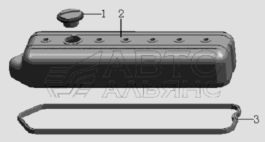 QC490Q(DI)-11000 Cylinder head cover assembly