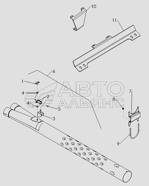 MANIFOLD COMPONENTS - MAIN SPLITTER - 6"