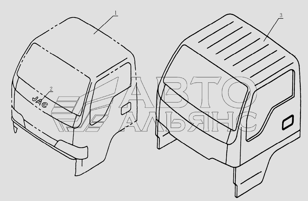 5000D120 Cabin assembly