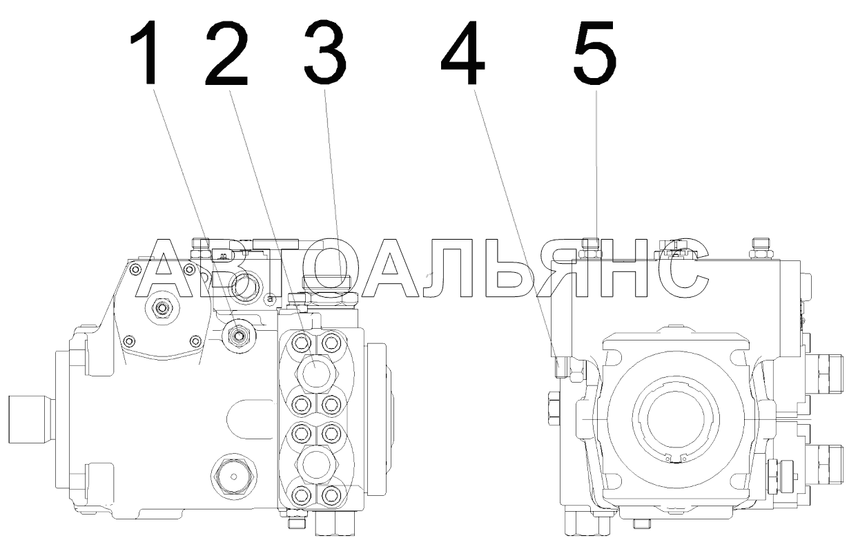 14098306 Travelling pump assembly SSR120AC-8C2.4.