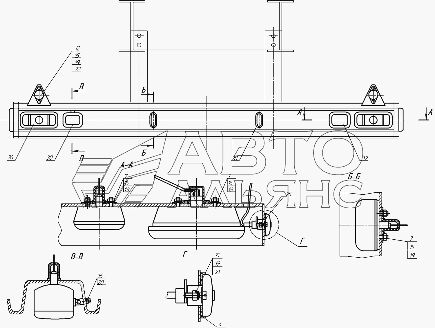 66065-3716010 Установка задних фонарей