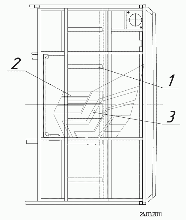 5299-17-5600550 – Установка закладных пластин в каркас мотоотсека