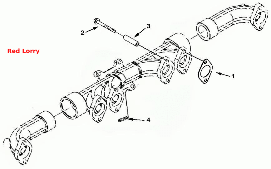 Выхлопной коллектор TB2723