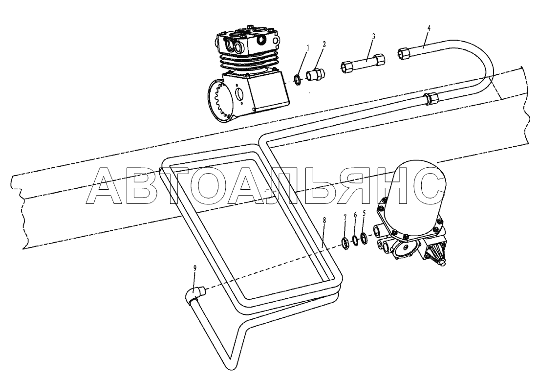 AIR COMPESSOR OUTER LINE